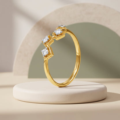 Gold Mosaic Reverie Lab Grown Diamond Ring (Size 12)