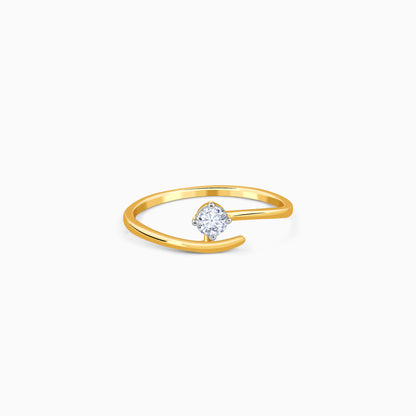 Gold Classic Polaris Lab Grown Diamond Ring