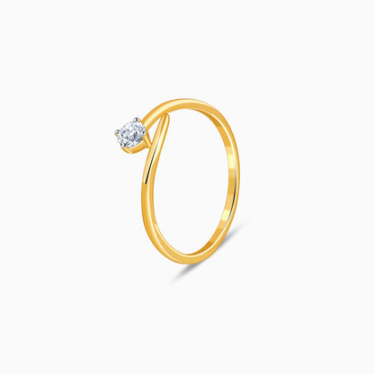 Gold Classic Polaris Lab Grown Diamond Ring