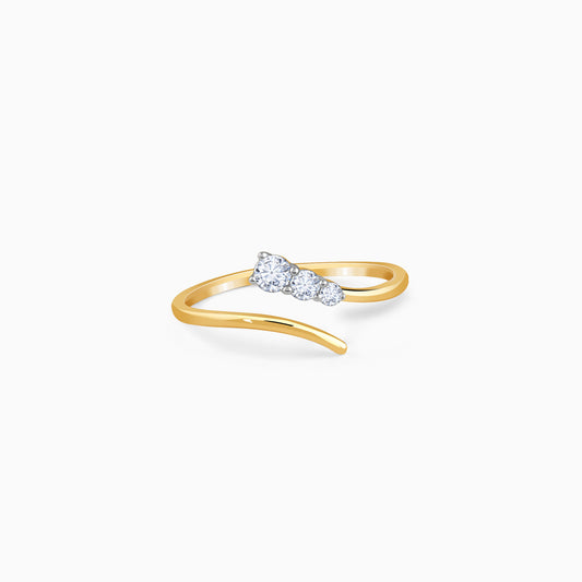 Gold Classic Line Lab Grown Diamond Ring