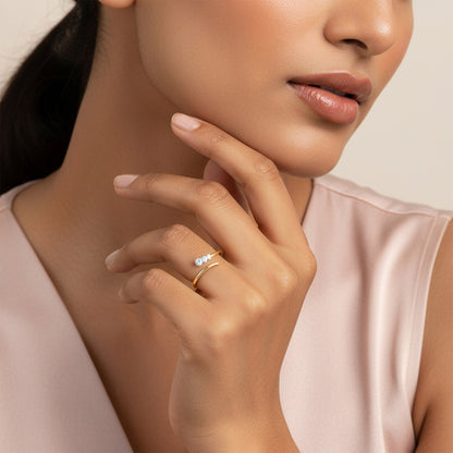 Gold Classic Line Lab Grown Diamond Ring