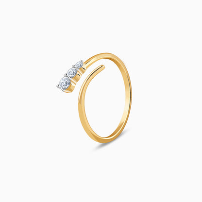 Gold Classic Line Lab Grown Diamond Ring