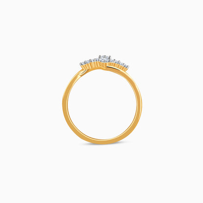 Gold Willow Lab Grown Diamond Ring
