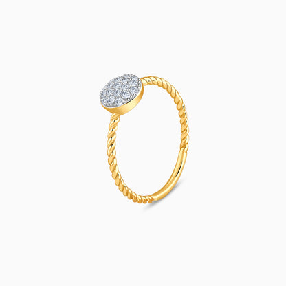 Gold Fresh Flora Lab Grown Diamond ring