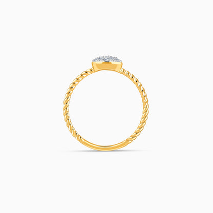 Gold Fresh Flora Lab Grown Diamond ring