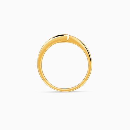 Gold Echo Lab Grown Diamond Ring