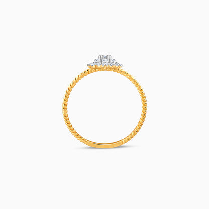Gold Fleuria Lab Grown Diamond Ring