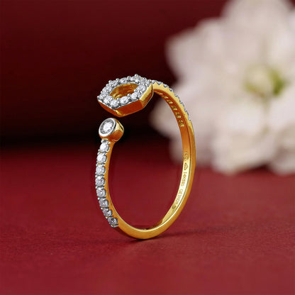Gold Evermore Lab Grown Diamond Ring