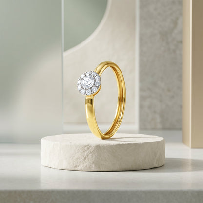 Gold Etoile Majeste Lab Grown Diamond Ring (Size 12)