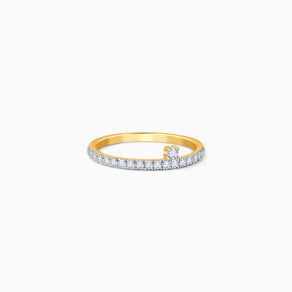 Gold Shine Lab Grown Diamond Ring