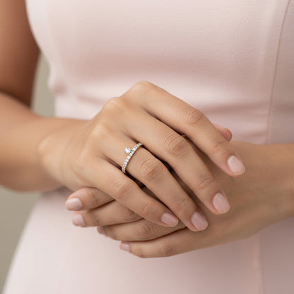 Gold Shine Lab Grown Diamond Ring