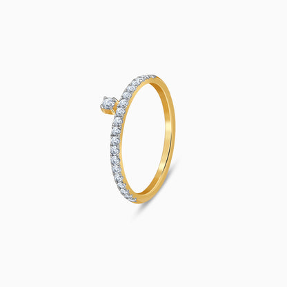 Gold Shine Lab Grown Diamond Ring