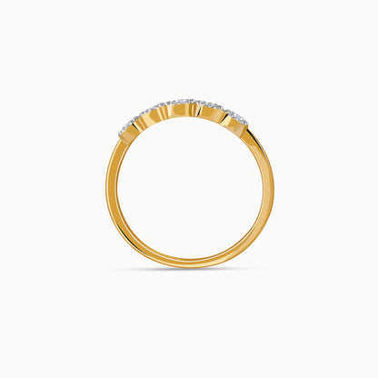 Gold Classic Bezel Lab Grown Diamond Ring