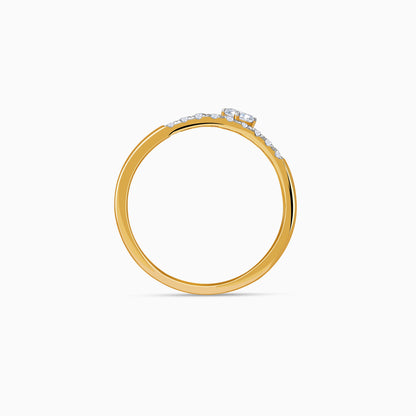 Gold Shine Love Lab Grown Diamond Ring