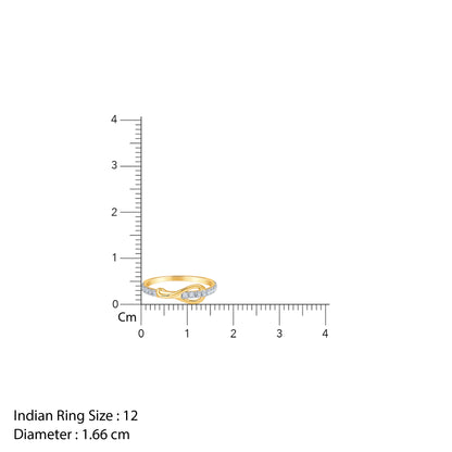 Gold Regal Rise Lab Grown Diamond Ring