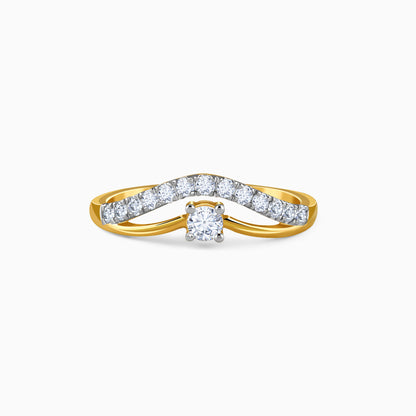 Gold Regna Lab Grown Diamond Ring