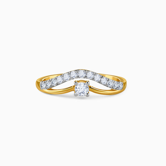 Gold Regna Lab Grown Diamond Ring