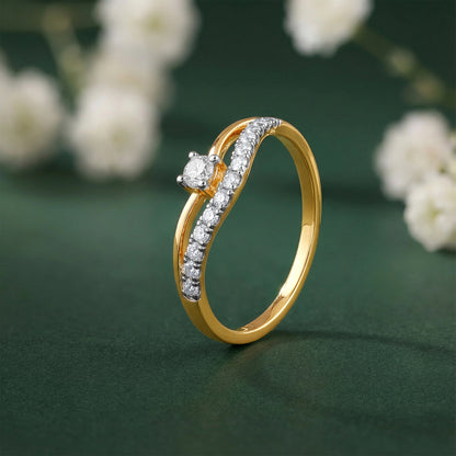 Gold Regna Lab Grown Diamond Ring