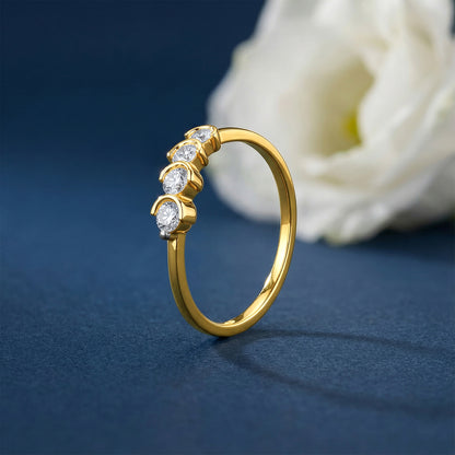 Gold Noira Lab Grown Diamond Ring