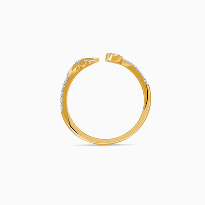 Gold Bloom Glow Lab Grown Diamond Ring