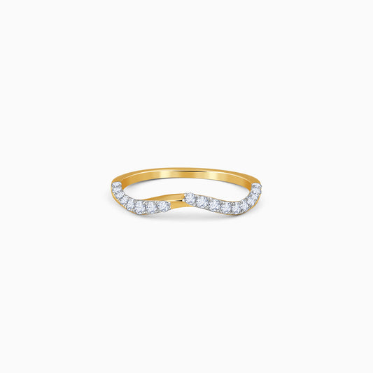 Gold Pristine Set Lab Grown Diamond Ring