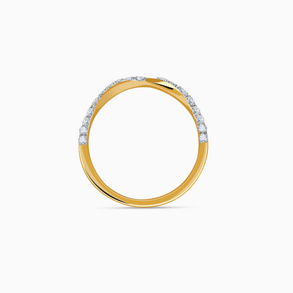 Gold Pristine Set Lab Grown Diamond Ring