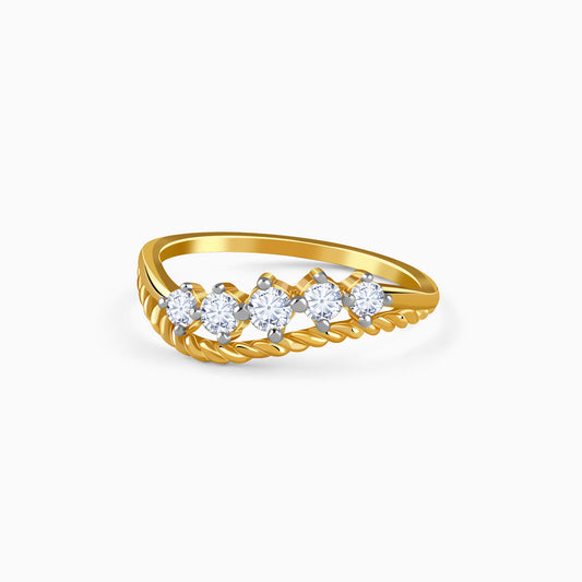 Gold Drift Lab Grown Diamond Ring