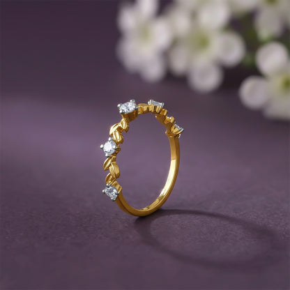 Gold Canopy Lab Grown Diamond Ring