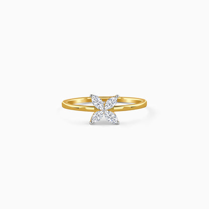 Gold Pure Bloom Lab Grown Diamond Ring