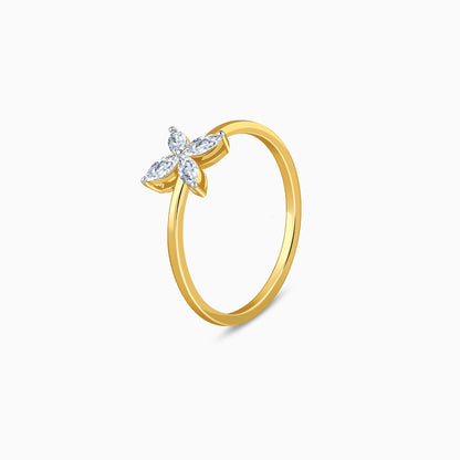 Gold Pure Bloom Lab Grown Diamond Ring
