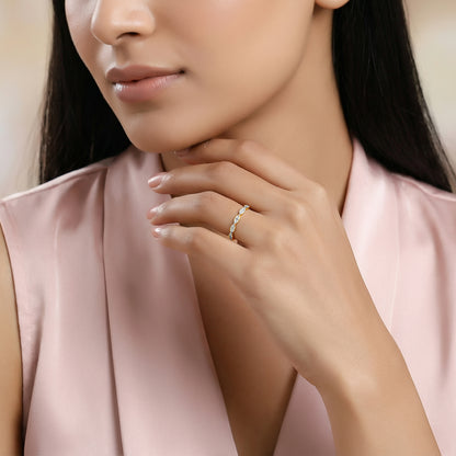 Gold Marea Lab Growm Diamond Ring