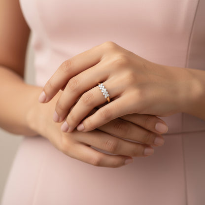 Gold Dawn Whisperer Lab Grown Diamond Ring