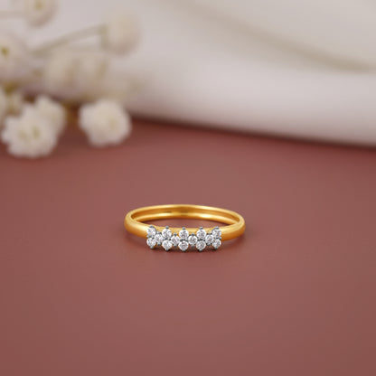 Gold Dawn Whisperer Lab Grown Diamond Ring