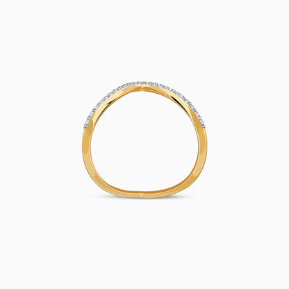 Gold Virajpet Vanki Lab Grown Diamond Ring