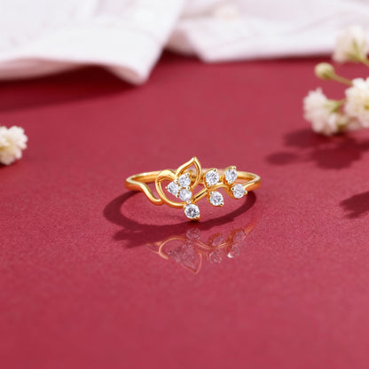 Gold Magnificent Lab Grown Diamond Ring