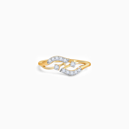 Gold Covely Lab Grown Diamond Ring