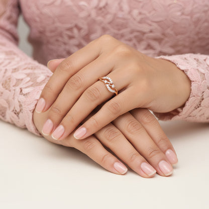 Gold Covely Lab Grown Diamond Ring