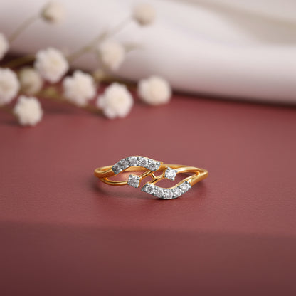 Gold Covely Lab Grown Diamond Ring