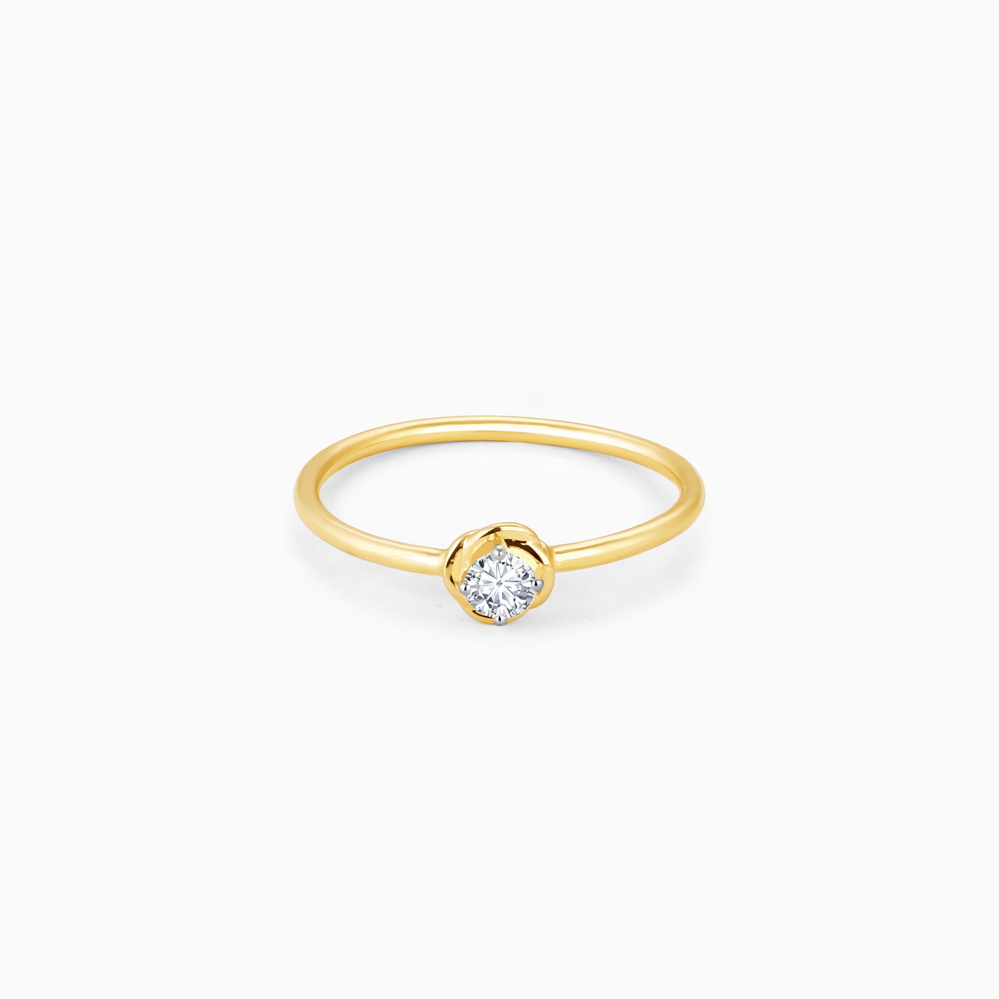 A Beautiful Small Round Monolith Moissanite Diamond Ring, This Charming Ring  of Round Cut Diamond Ring/ the Band, 18k Yellow Gold - Etsy | Round cut diamond  rings, Wedding rings unique, Moissanite
