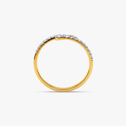 Gold Duo Lueur Lab Grown Diamond Ring (Size 12)