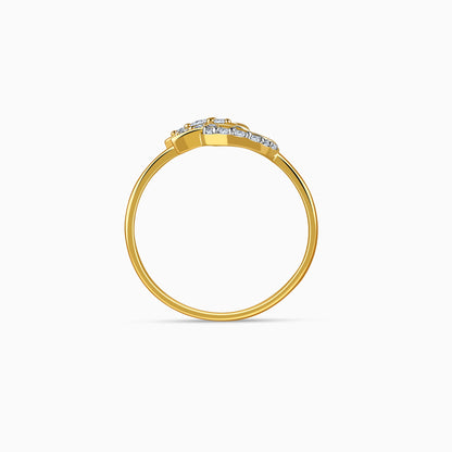 Gold Tria Bloom Lab Grown Diamond Ring (Size 12)