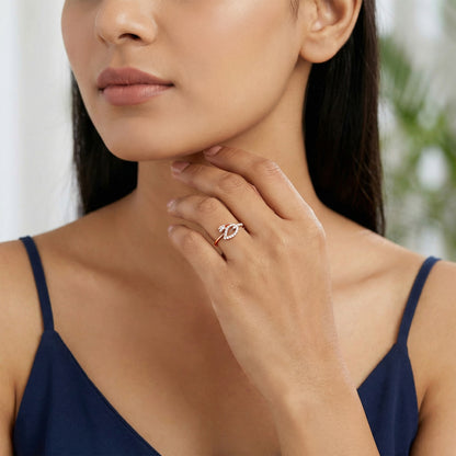 Rose Gold Garden Blush Lab Grown Diamond Ring (Size 12)