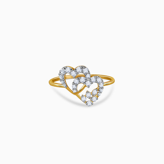 Gold Memorable Love Lab Grown Diamond Ring (Size 12)