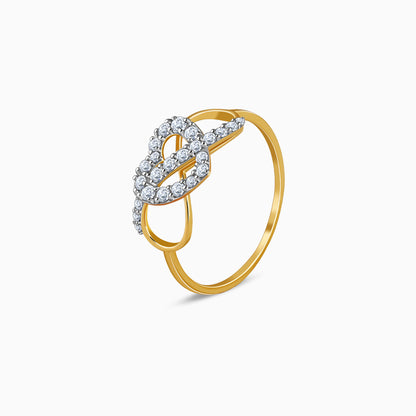 Gold True Heart Lab Grown Diamond Ring
