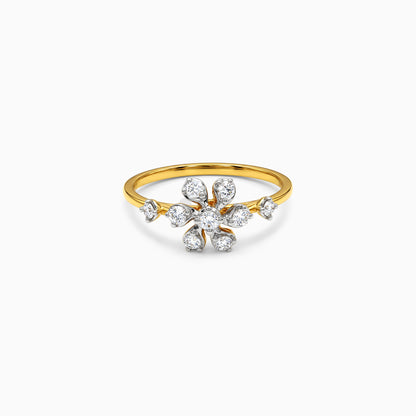 Gold Jardin Brillant Lab Grown Diamond Ring (Size 12)