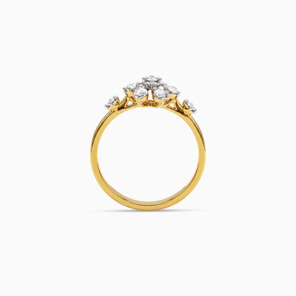 Gold Jardin Brillant Lab Grown Diamond Ring (Size 12)
