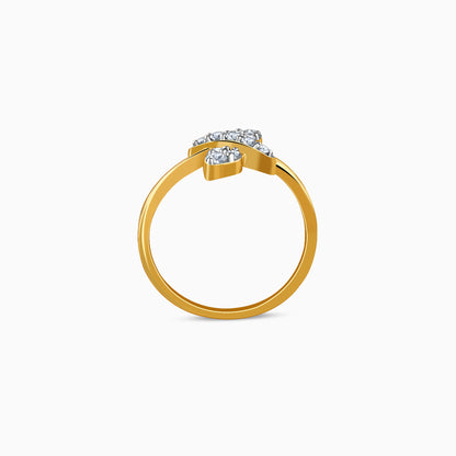 Gold Everleaf Lab Grown Diamond Ring