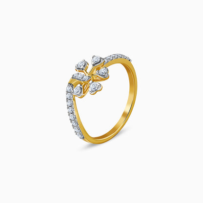 Gold Everflower Lab Grown Diamond Ring (Size 12)