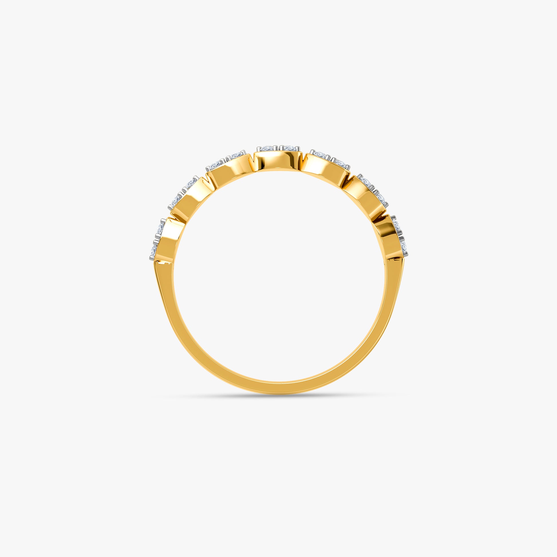 Gold Marquise Melody Lab Grown Diamond Ring (Size 12)