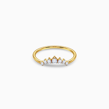 Gold Serac Vanki Lab Grown Diamond Ring (Size 12)